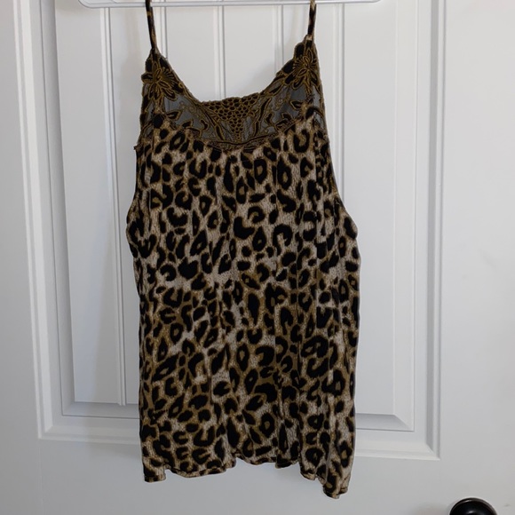 Plus size leopard print swing tank - Picture 2 of 6